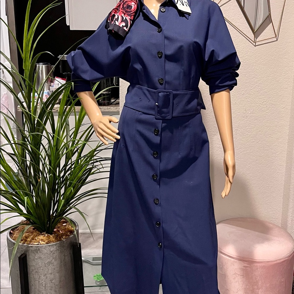 Zara Navy Dress.